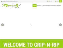 Tablet Screenshot of gripnripsoftball.com